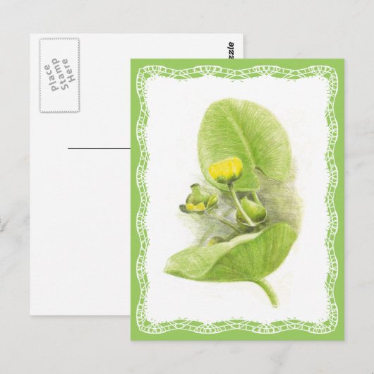 Carte Postale Lys de fleurs (Devant / Derrière)