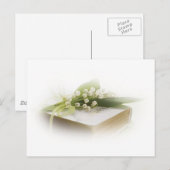 Carte Postale Lys de la vallée avec la bible (Devant / Derrière)