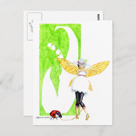 Carte Postale Lys de la Vallée Fée (Devant / Derrière)