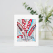 Carte Postale Lys de la vallée Mois de naissance Fleur Aquarelle (Debout devant)