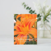 Carte Postale Lys de tigre - Jour du nom (Debout devant)