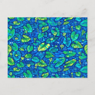 Carte Postale Lys de vache, Sputterdock Lys Lily motif floral