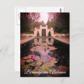 Carte Postale Lys d'eau Birmingham Alabama (Devant / Derrière)