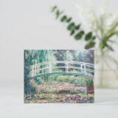 Carte Postale Lys d'eau blanche | CLAUDE MONET (Debout devant)