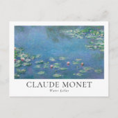 Carte Postale Lys d'eau Claude Monet (Devant)