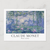 Carte Postale Lys d'eau Claude Monet (Devant)