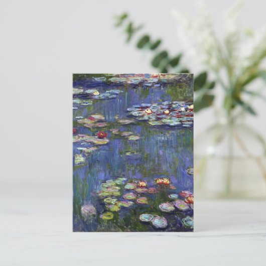 Carte Postale Lys d'eau Claude Monet (Debout devant)