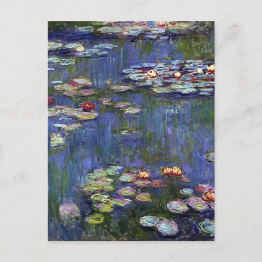Carte Postale Lys d'eau Claude Monet (Devant)