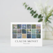 Carte Postale Lys d'eau Claude Monet (Debout devant)