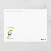 Carte Postale Lys d'eau en noir et blanc à Keizer, Oregon (Dos)