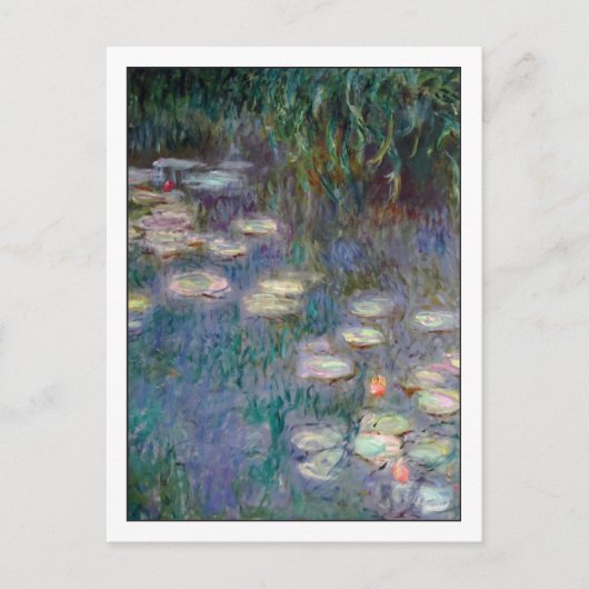 Carte Postale Lys d'eau par Monet (Devant)