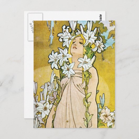 Carte Postale Lys du printemps (Devant / Derrière)