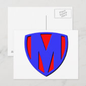 CARTE POSTALE M (Devant / Derrière)