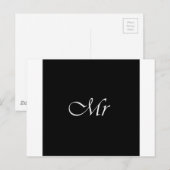 CARTE POSTALE M. (Devant / Derrière)