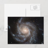 Carte Postale M101 Pinwheel Spiral Galaxy NASA (Devant / Derrière)