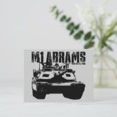 Carte Postale M1 Abrams (Debout devant)