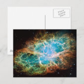 Carte Postale M1-Crabe Nebula une idée cadeau Science & Astronom (Devant / Derrière)
