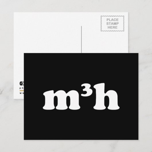 Carte Postale m3h (Devant / Derrière)