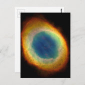 Carte Postale M57 Anneau Nebula Constellation Leier Espace extra (Devant / Derrière)