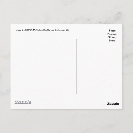 CARTE POSTALE M81 GALAXY (Dos)