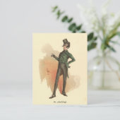 Carte Postale M. Alfred Jingle du Pickwick Papers (Debout devant)