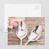 Carte Postale M. And Mrs. Conception de l'écriture de cellules (Devant / Derrière)