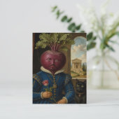 Carte Postale M. Beet et son chat (Debout devant)
