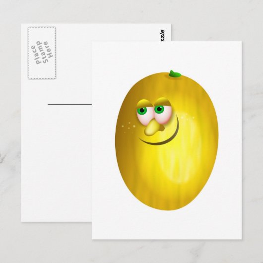 Carte Postale M. Canary Melon (Devant / Derrière)