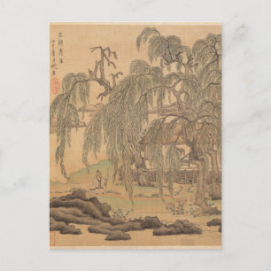 Carte Postale M. Cinq Saule Wuliu Tao Yuanming par Hongshou