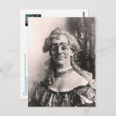 Carte Postale M. Dan Leno en tant que Mère Oie (Devant / Derrière)
