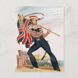 Carte Postale M. E.F. Saville comme "Union Jack"