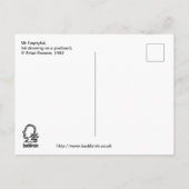 Carte Postale M. Emptyful, dessin à l'encre (Dos)