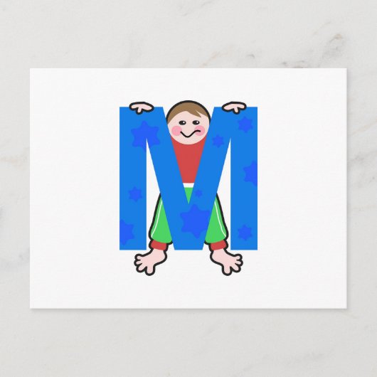 Carte Postale M est pour (Devant)