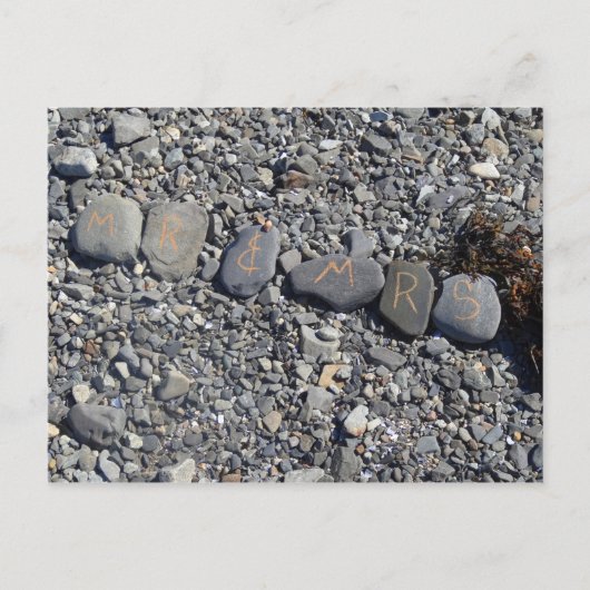 Carte Postale M. et Mme Beach Rocks à Bar Harbour (Devant)