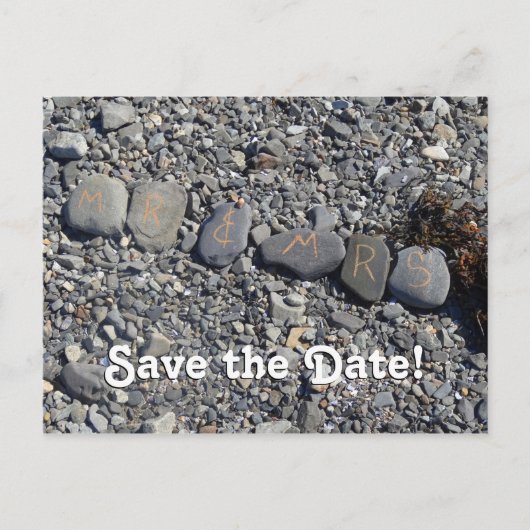 Carte Postale M. et Mme Beach Rocks à Bar Harbour (Devant)