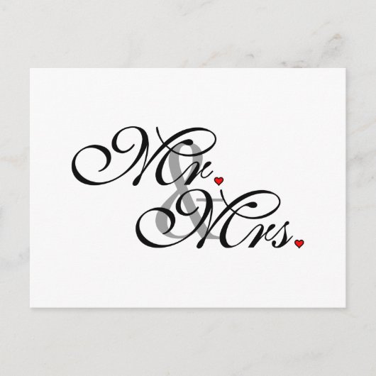 Carte Postale M. et Mme Mari Épouse Sa Nouvelle Mherbe (Devant)