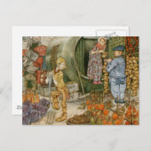 Carte Postale M. et Mme Vinaigre et histoire anglaise (Devant / Derrière)