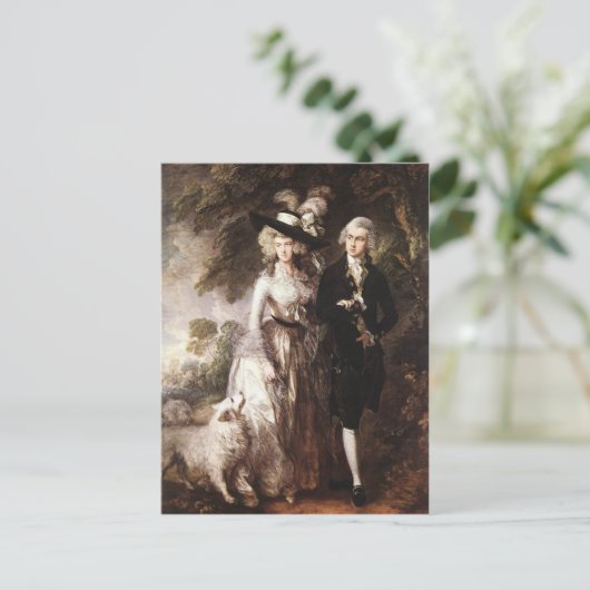 Carte Postale M. et Mme William Hallett de Thomas Gainsborough (Debout devant)
