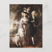 Carte Postale M. et Mme William Hallett de Thomas Gainsborough (Devant)