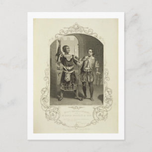 Carte Postale M. G. V. Brooke en tant qu'Othello et James Bennet
