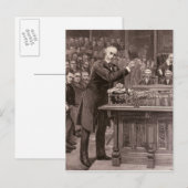 Carte Postale M. Gladstone (Devant / Derrière)