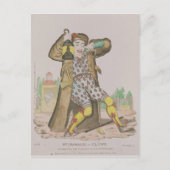 Carte Postale M. Grimaldi en clown, illuminant le (Devant)