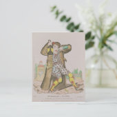 Carte Postale M. Grimaldi en clown, illuminant le (Debout devant)