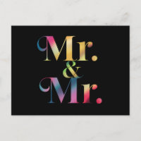 M. & M. Gay Enterrement de vie de garçon Mariage g