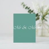 Carte Postale M. & M. Typographie (Debout devant)