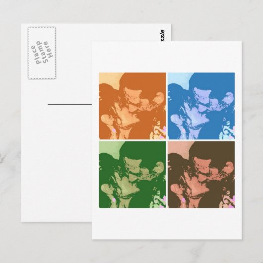 Carte Postale M. & Mme (Devant / Derrière)