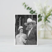 Carte Postale M. & Mme Tom Mix (Debout devant)