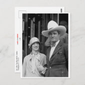 Carte Postale M. & Mme Tom Mix (Devant / Derrière)