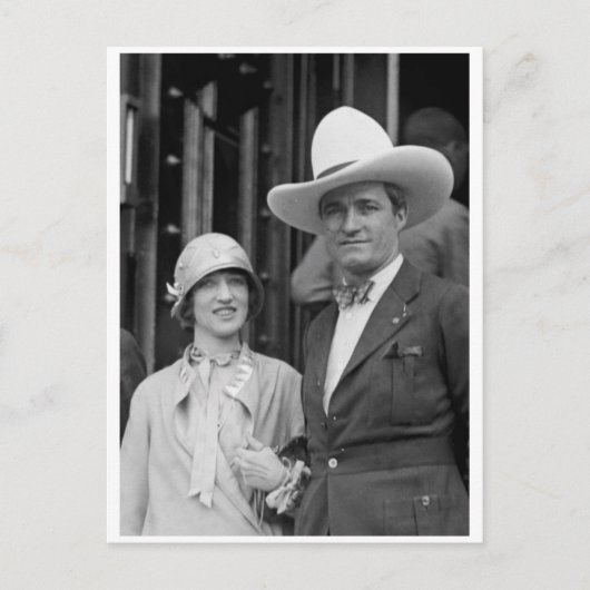 Carte Postale M. & Mme Tom Mix (Devant)
