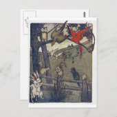 Carte Postale M. Owl Donne Une Fête (Devant / Derrière)